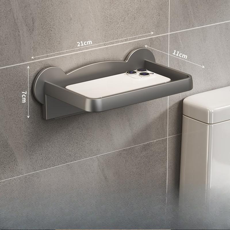 

Коробка для туалетной бумаги, Неперфорированная коробка для туалетной бумаги, Настенный держатель для салфеток, Коробка для рулонов туалетной бумаги, Настенная полка для хранения в туалете 21*11*7cm серый