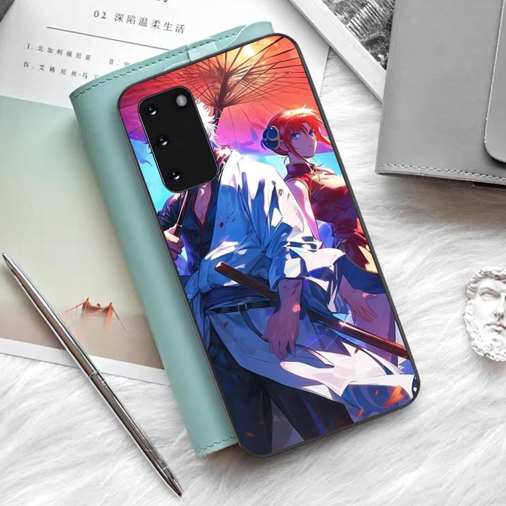 Animation G-Gintama Phone Case Silicone PC+TPU For Samsung S10 20 30 22 23 24 Plus Lite Ultra Cover