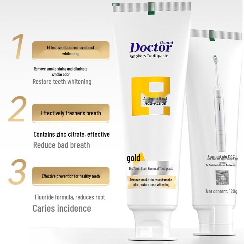 Yaboshi Anti-Smoke Stain Whitening Toothpaste