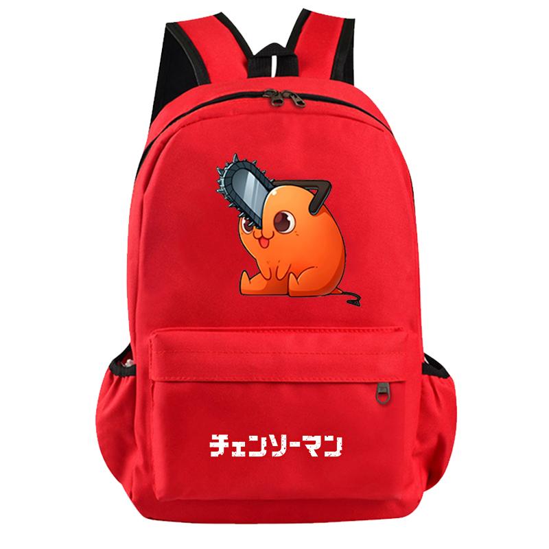 Anime Chainsaw Man Rucksack für Jungen Mädchen Hildren Zurück zur Schule Schultasche Student Kawaii Rucksack Luffy Nami Lysop Leichte Taschen