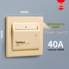 Universal 40A Card Power Switch for Hotels and Guesthouses
