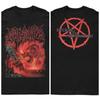 2025 New ABHORRENCE  Evoking The Abomination Print Unisex Street Fashion Trend Short Sleeved Pure Cotton Round Neck