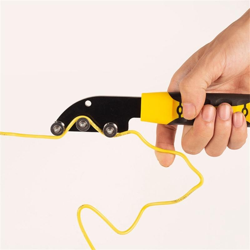 Caixa Elétrica Terminal Paralelizador Endireitador Manual de Fios Ferramenta Endireitadora de Tubos de Fio para Eletricista