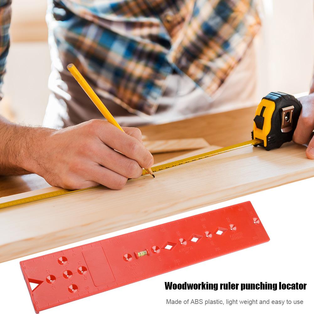Plastic Bubble Level Ruler for Wooden Pillars Construction Pipe Punch Locator