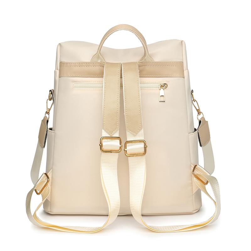 Vintage Leopard Print Backpack Women's Multi-functional Shoulder Bag Large Capacity Leopard Print Student Schoolbag