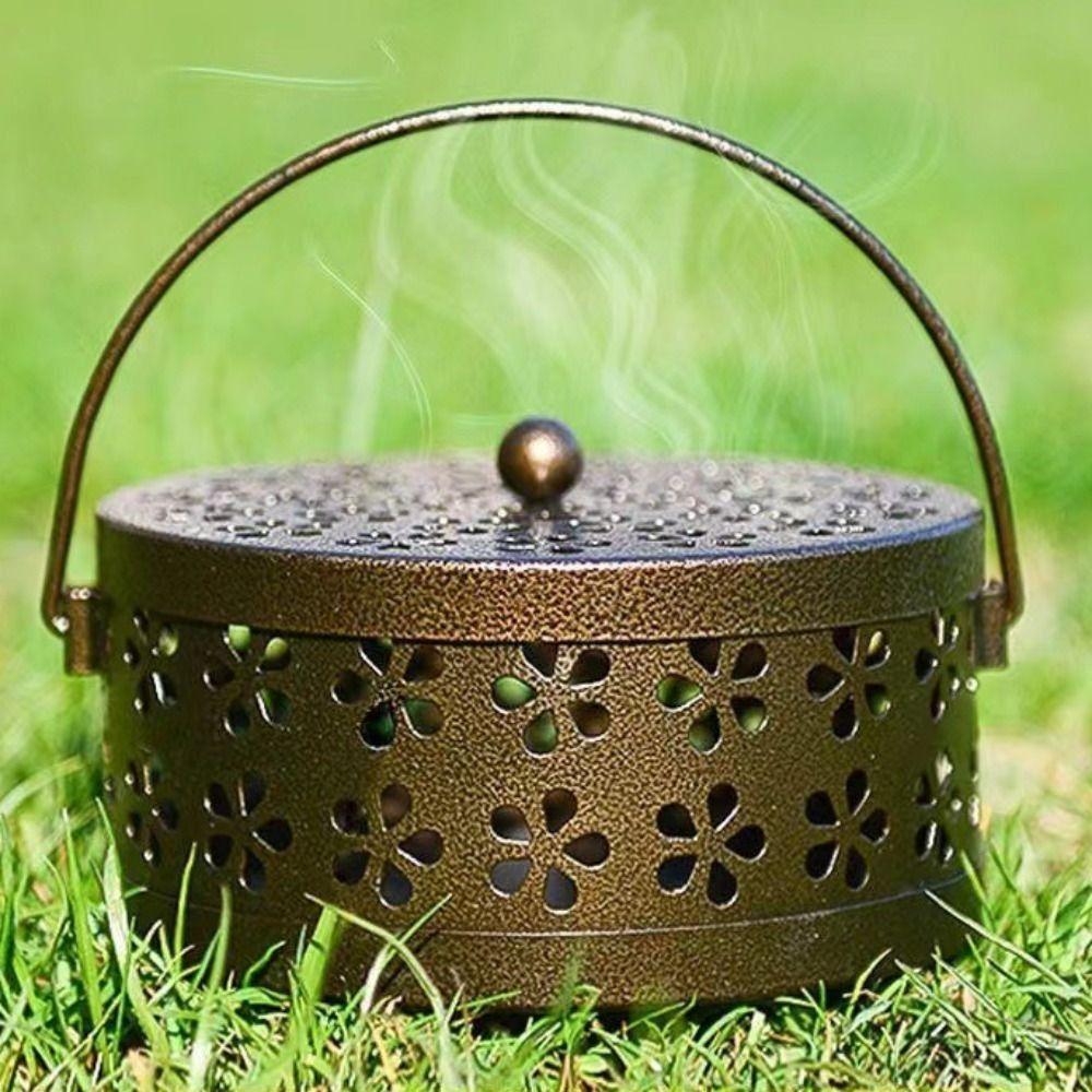 Home Mosquito Incense Plate Sandalwood Rack Mosquito Coil Tray Aroma Stove Mosquito Incense Holder