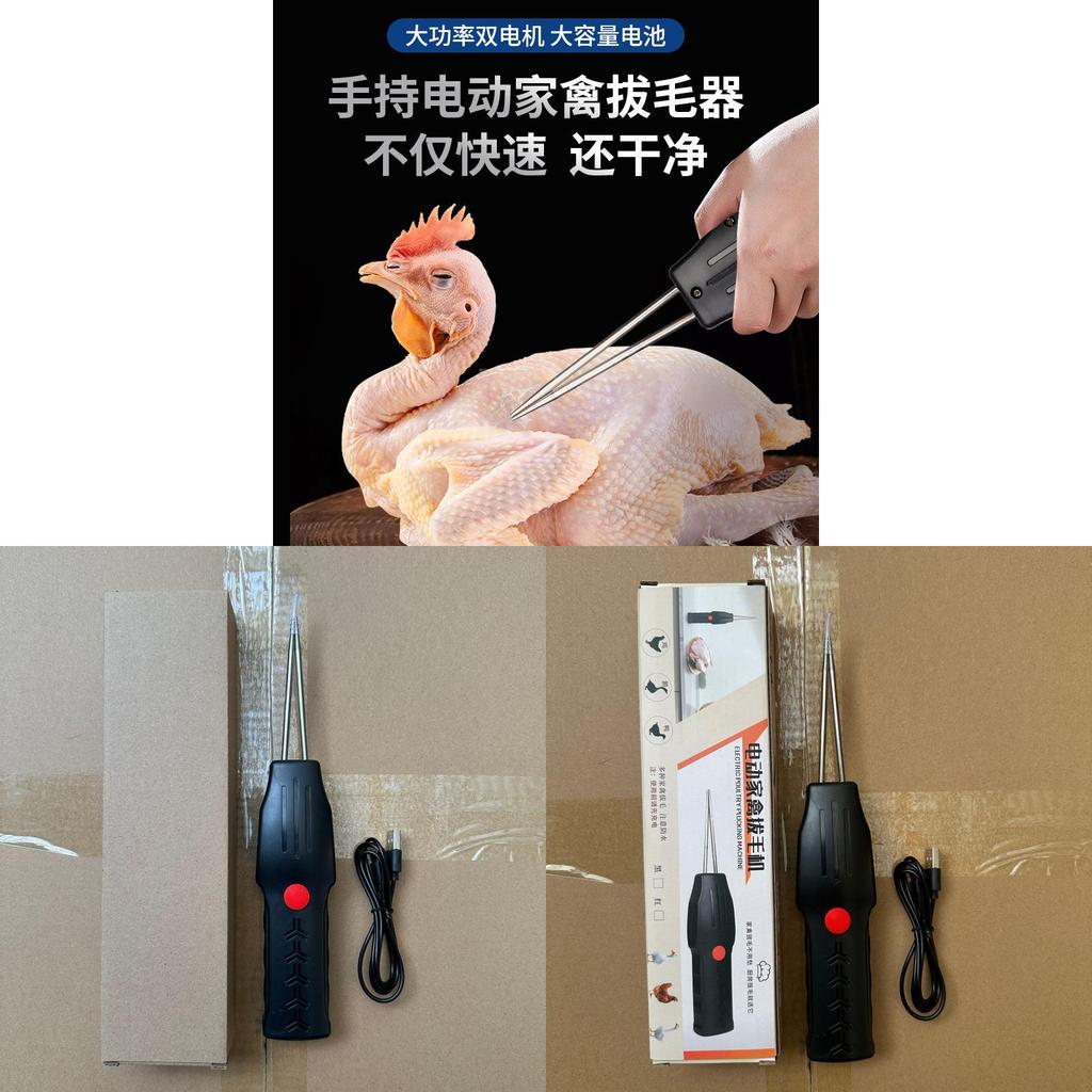 Poultry Dehairing Machine With Waterproof Design For Chicken Duck Goose Processing