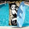 Betty Boop Print Beach Towel Design, Soft, Lightweight. for Home Bathroom, Spa, Pool, Yoga, Surfing, Camping, Gift for Family, Friend