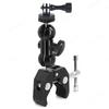 Motorcycle Crab Clamp Handlebar Fixed Mount Holder For GoPro 13 12 11 10 9 Insta 360 X4 X5 DJI Pocket 3 Aluminum Holder Bracket