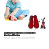 1:12 Miniature Wooden Instrument Violin Model with Box Simulation Accessory for Dollhouse
