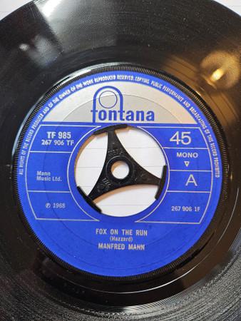 

7inch Record MANFRED MANN Fox On The Run TF985 Fontana 1968 UK Rock Used