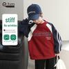Moletom Masculino com Gola Alta e Estampa de Elefante Pequeno Ham Boys