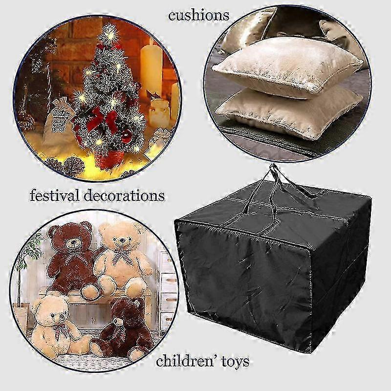 Cushion Storage Bag - Durable 210d Garden Cushion Storage Bag, 81 X 81 X 61 Cm