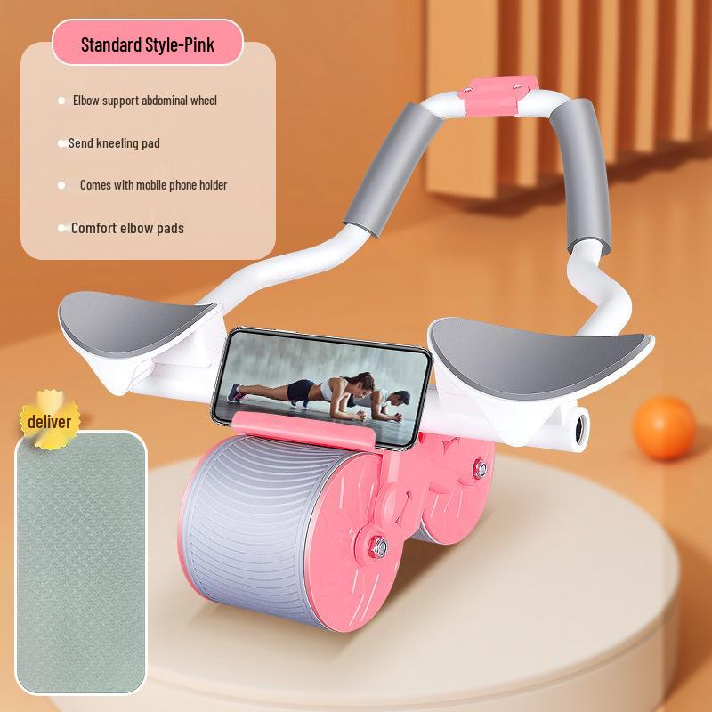 

Интеллектуальный счетный четырехколесный ролик для пресса с автоматическим отскоком для домашних фитнес-тренировок