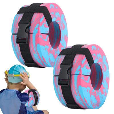 2pcs Aquatic Cuffs Swimming Leggings Arm Floating Ring Heavy Weights Water Exercise Aerobics Rings Swim Accessories