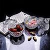 European Crystal Candy & Jewelry Glass Storage Box with Lid