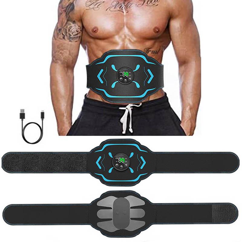 EMS Stimulation Belt Vibration ABS Stimulator Abdominal Muscle Trainer Exerciser Belts Home Gym Fiess Equiment Body Slimming
