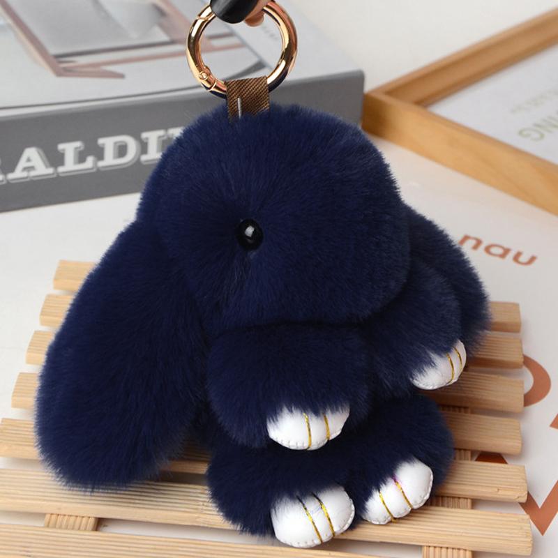 14CM Coniglio Peluche Carino e Soffice Pompon di Peluche Coniglietto su Borsa Portachiavi per Auto Gioiello Femminile Bambole per Feste Fascino per Borsa Regalo Ragazze