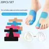 20PCS Bunion Corrector & Pain Relief Kinesiology Athletic Tape For Bunions & Turf Toe,Big Toe Spacer/Separator/Straightener Tape