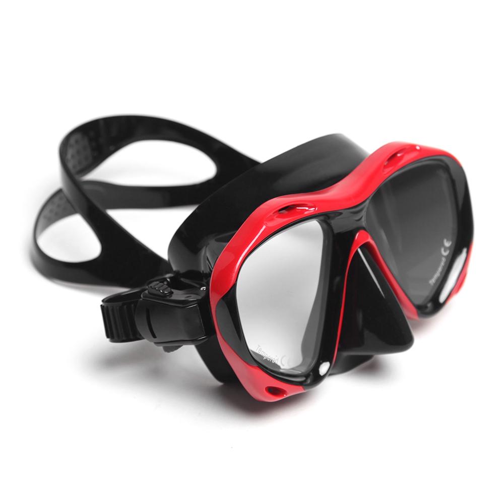 Men's Women's Anti-fog Diving Snorkeling Mask Two-window Scuba Diving Mask Swim Goggles Swimming Mas