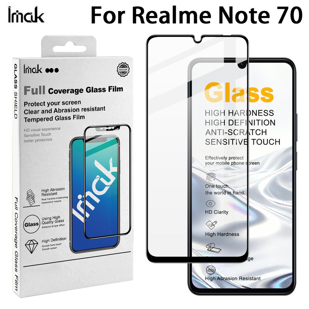 For Realme Note 70 4G Glass IMAK Full Coverage Tempered Glass Film Pro+ Series