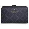 [Kate Spade] Women's Bi-fold Wallet, Compact, Outlet, Brand, Black, WALLETS MED COMBIFLD KN756 001 [Parallel Import]