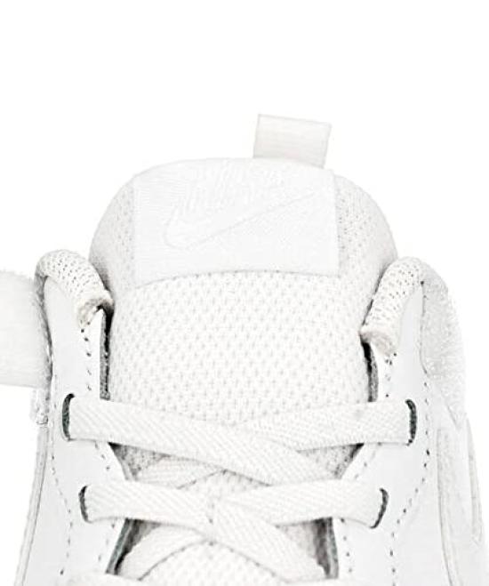Athletic School Court Borough Low 2 [Nike] Girls' Kids' Shoes, Shoes, Shoes, Low-Cut Sneakers, PSV, Casual, School, BQ5451, White/White/White, 17.0cm