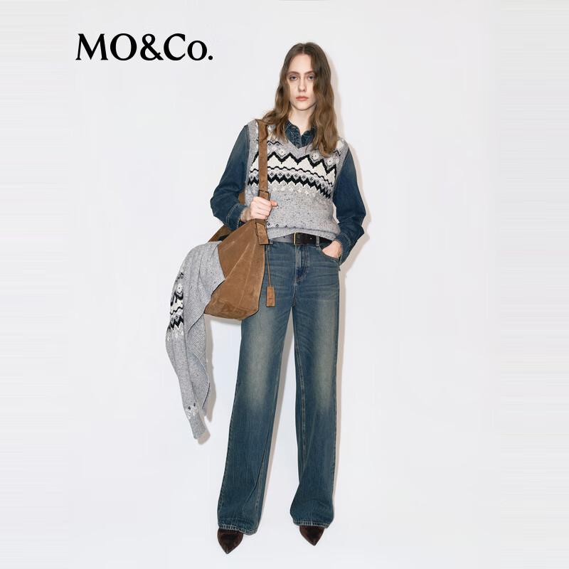 

MO&Co. Women s Straight-Leg Denim Jeans M 27