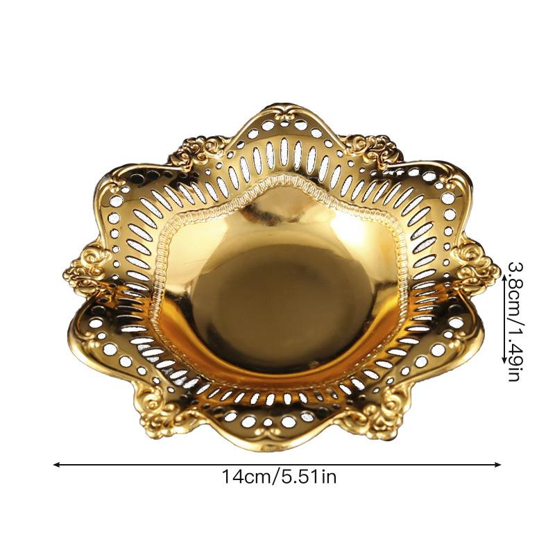 Creative Flower Metal Dessert Display Stand Decorative Cake Holder Cupcake Pastry Candy Display Plate for Wedding, Party