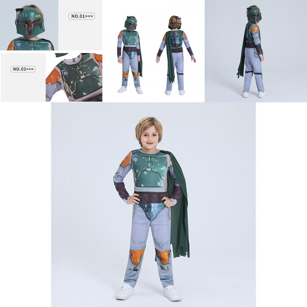 Star Wars Boba Fett Cosplay Costume Mask For Kids Halloween Party