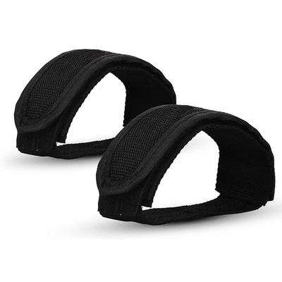 1 Paar Fietspedaalriem Vast Tandwiel Verstelbaar Buiten Fietsen Voetbedekking voor Fiets Zwart