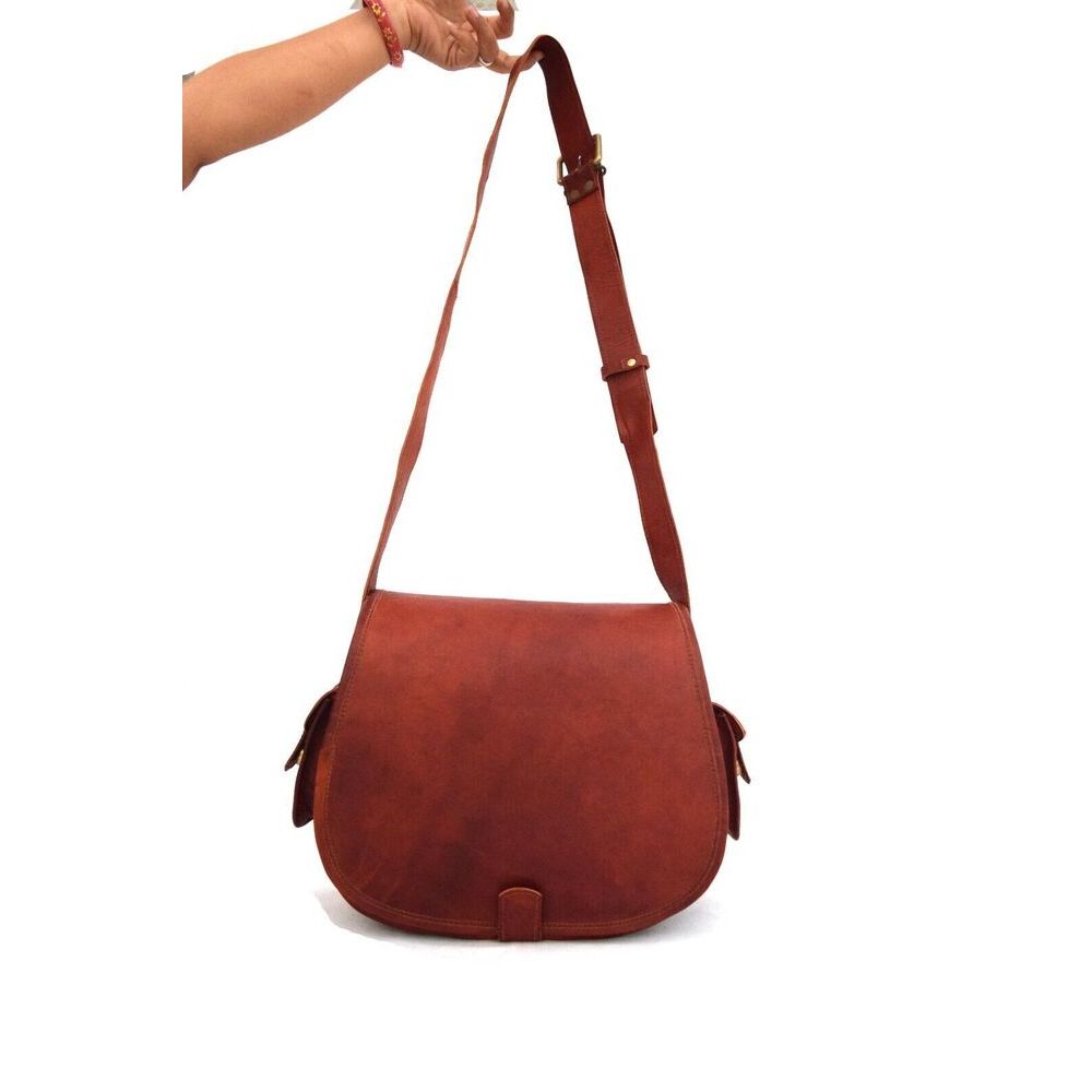 Goat Leather Camera Bag DSLR SLR Padded Case Satchel Messenger Crossbody Bags 11