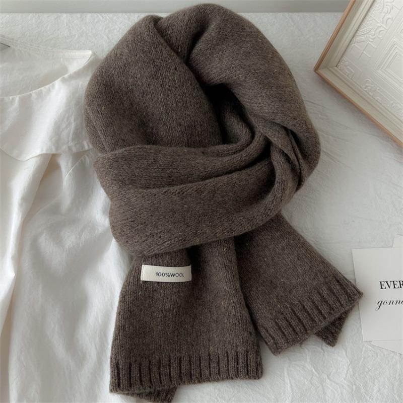Unique Color 100 Pure Wool Scarf Cute Men and Women Couple Winter Warm Scarf