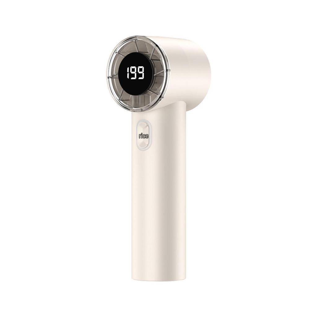 T233 USB Portable Mini Fan with Digital Display – High-Speed Handheld for Dorms and Outdoor Use