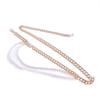 Meier Metal Chain Pearl Tassel Decorated Thin Waist Chain Fashioneasiest for Match Jewelry Belt