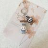 Doll Vinyl Sitting Cute Baby Mobile Phone Pendant Keychain Handmade DIY Car Pendant