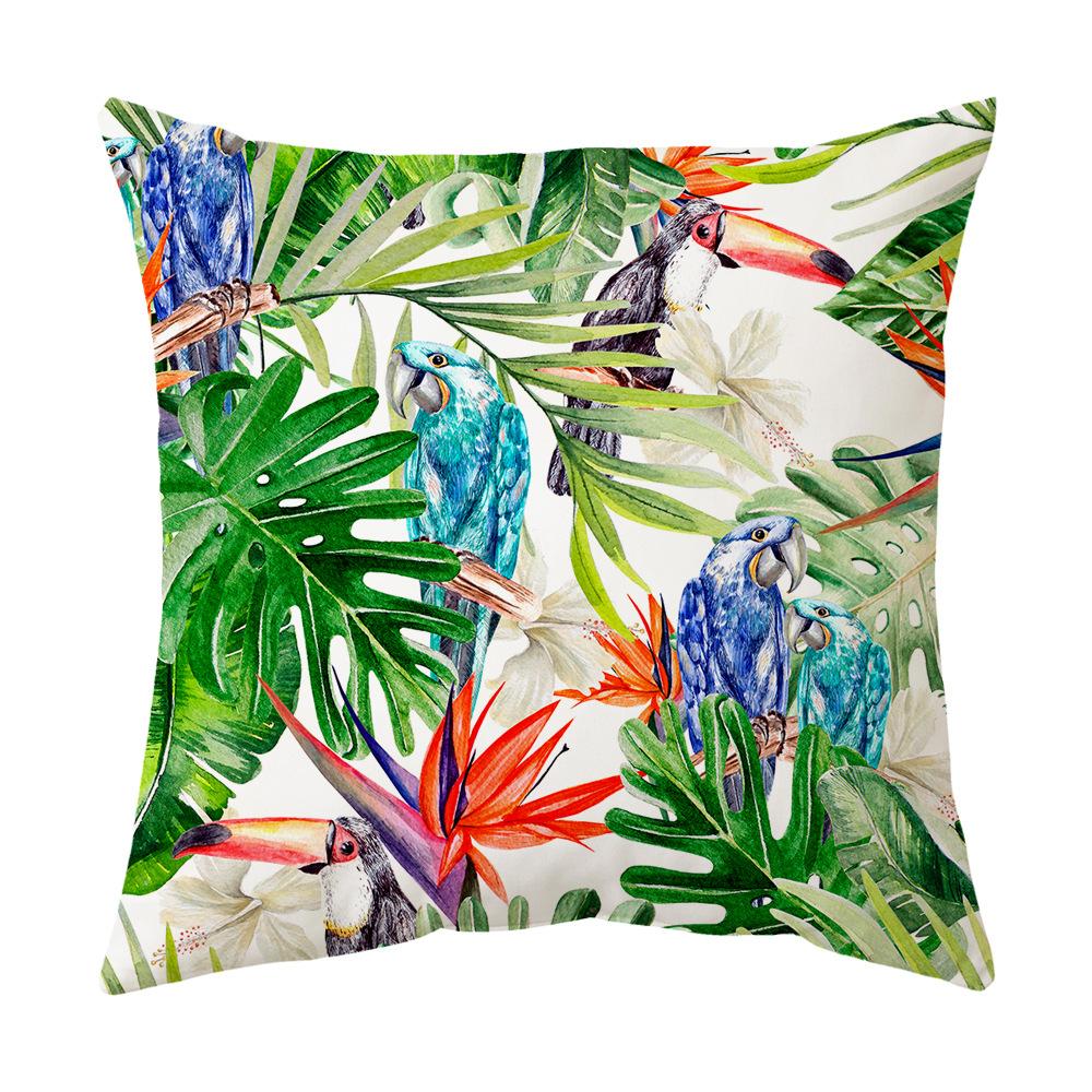 Neue Tropische Pflanze Grüne Blätter Regenwald Kissenbezug Kissen Kissenbezug Digitaldruck