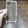 Einfaches transparentes Acryl Integriertes Schlüsselbandmaterial Zwei-in-Eins iPhone 15 Handy Sturzsichere 14/13 Vollabdeckung Hülle
