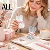Stylish Accessory for Daily Use Bunny Can Opener Keychain, Cute Bow Rabbit Bottle Pendant, Portable Easy One Click Tab Beverage Keyring Outdoor