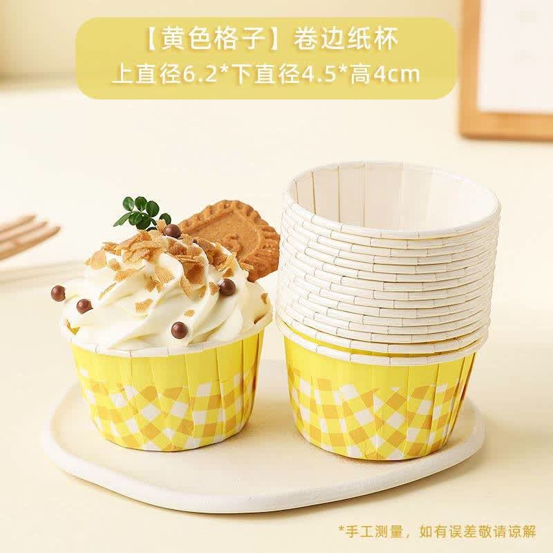 Rolled Edge Paper Cupcake & Muffin Liners