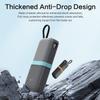 Solid Color Silicone Case Shockproof Carrying Case for CUKTECH CP25 20000mAh Power Bank 55W Travel