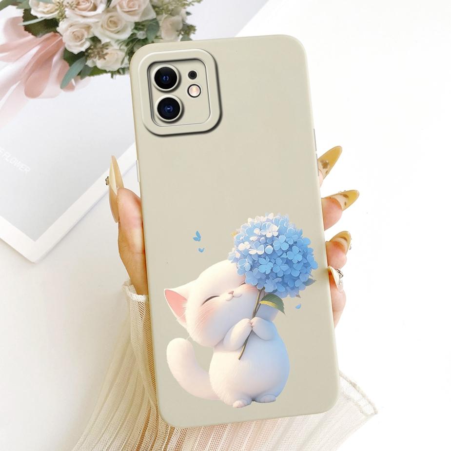 For Apple iPhone 12 Pro Case iPhone12 Mini Cute Cat Cartoon Cover Soft TPU Phone Case For iPhone 12 Pro Max iPhone12 Fundas Bags