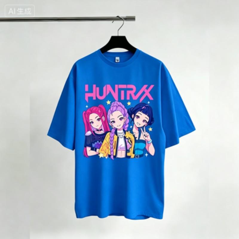 KPop Demon Hunters Graphic T-Shirts Children Streetwear Short Sleeve Tee Summer Y2k Casual Tops Fashion 2026 Movie Shirt Unisex