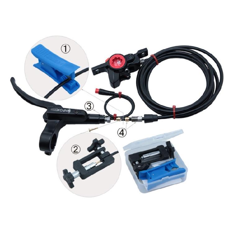 Hydraulische Scheibenbremsen Elektrische Fahrräder Bremshebel Elektrische Leistung Schließen Hydraulische Scheibenbremse für Elektrofahrrad/Roller