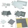 Blocos de Construção de Azulejos Cerâmicos DIY MOC Figuras Lisas Tijolos 4x4 6x6 8x8 8x16 7x7 Compatível 10202 1751 Brinquedos Educativos Criativos