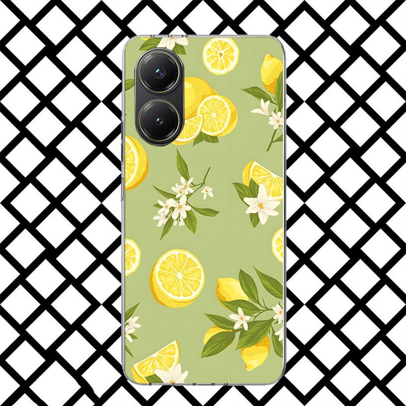 Summer Fruits Lemon Phone Case for Xiaomi Poco F7 Ultra X7 X6 X5 Pro X4 Gt M8 M7 Redmi 15 15C 13 13C 12 12C Soft Cover Fundas Po