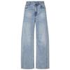 MO&Co. 2024 Autumn Stylish Washed Cotton Denim Banana Jeans