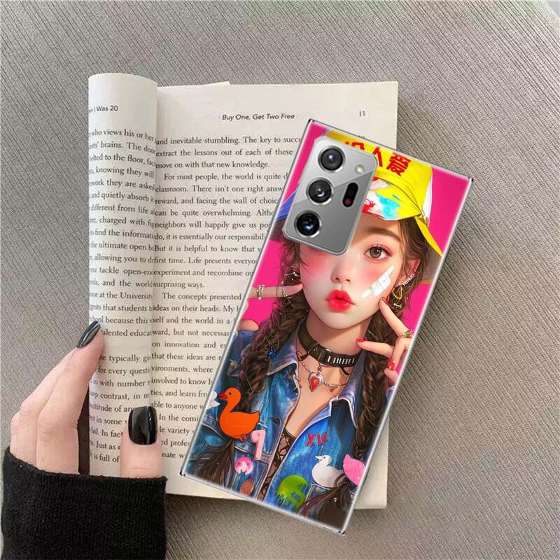 Youthful, Lively, Fashionable Girl Phone Case for Samsung A17 A37 A57 A54 A14 A24 A34 A07 A04S A02S A12 A22 A32 A52S A16 A26 A36
