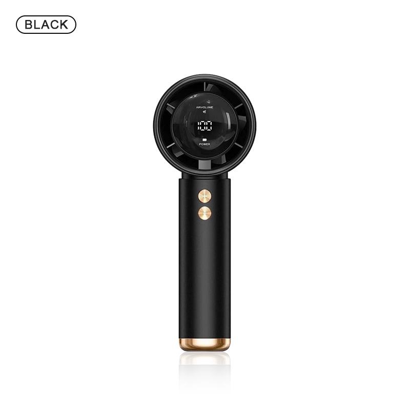 HOMEFISH Mini Handheld Fan USB Fast Charging Portable Air Calculating Fan Mute Highspeed Fan for Travel Outdoor Activities