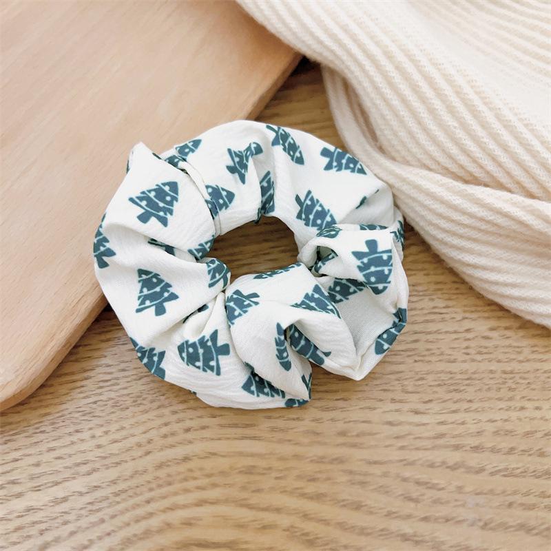 2023 Holiday Scrunchie: High Elastic Fabric Hair Tie for Ponytails